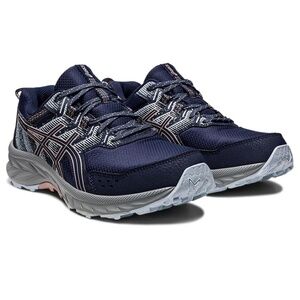 Asics Women's Sneakers - Navy and Pink